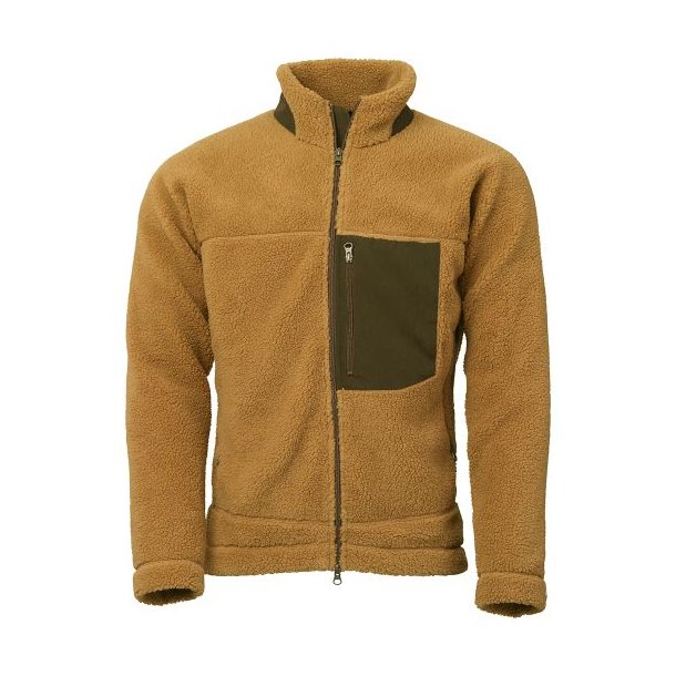 Laksen Teddy Fleece Jakke Camel