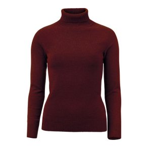 Laksen Westminster Rollneck Sweater Burgundy