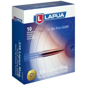 Lapua 338 Lapua Magnum 16.2g/250gr Scena 10stk
