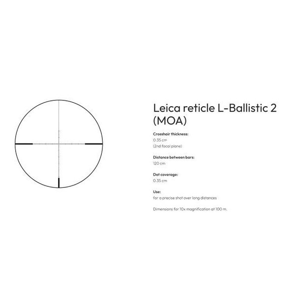 Leica Amplus 6 2,5-15x50i L-Ballistic BDC MoA Sigtekikkert