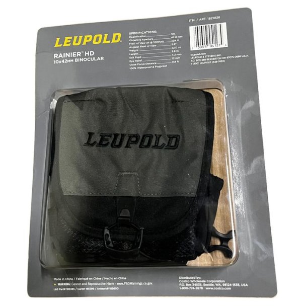 Leupold BX-1 Rainier HD 10x42 H�ndkikkert-Pakke