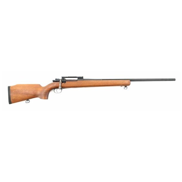 Mauser 98 6,5x55 Brugt Jagtriffel Med Skinne & Fluted Lb