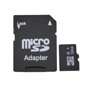 Micro SD Kort 32 GB med adaptor