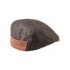 MJM Daffy 3 Wool/Cashmere Sixpence Green Herringbone