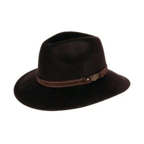 MJM Levi Woolfelt WR Crush. Hat Dark Brown