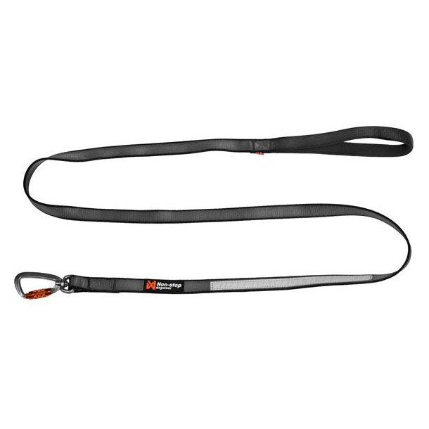 Non-Stop Dogwear Move Leash 15mm/1.5m Black - Hundesnor