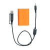 Nordic Heat USB-A/C Ladekabel til 3,5mm  2600mAh batteri
