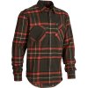 Northern Hunting Bjark Flannel Shirt Red-Green