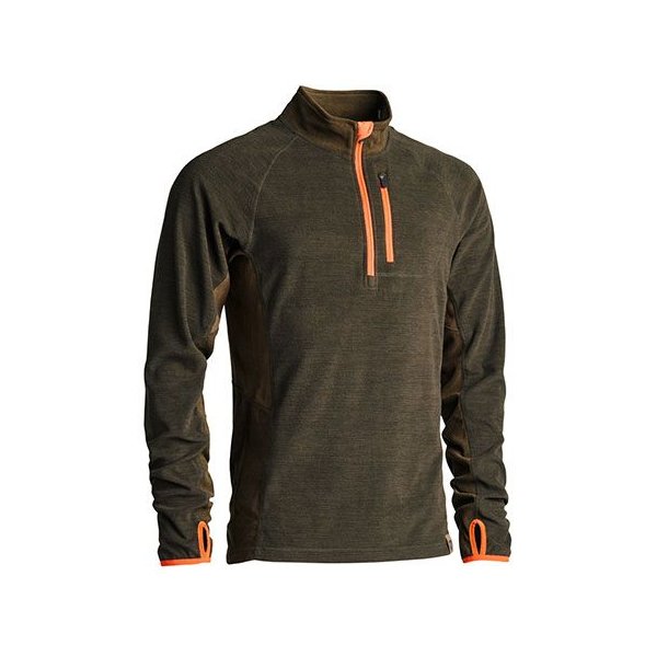Northern Hunting Bjorn Fleece Shirt Green-Brown