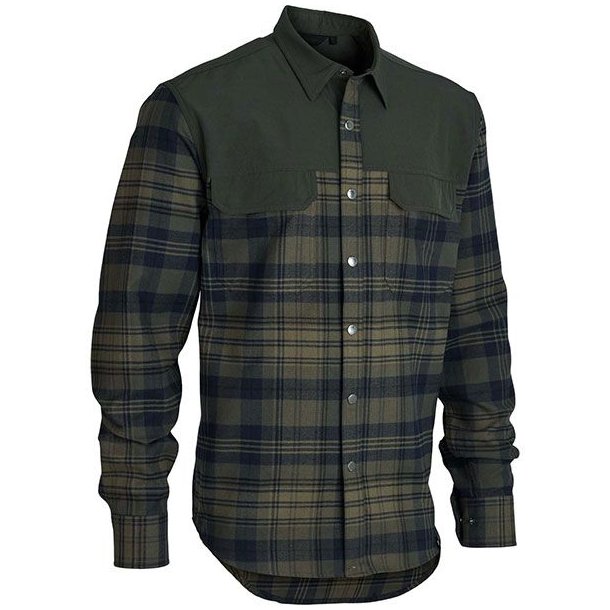 Northern Hunting Kjall Flannel Shirt Blue