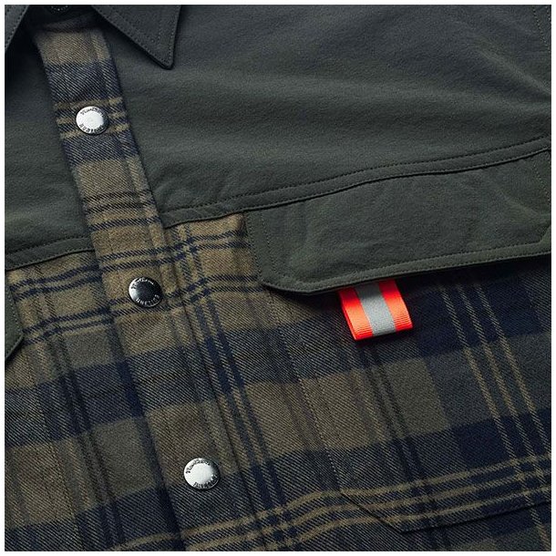 Northern Hunting Kjall Flannel Shirt Blue