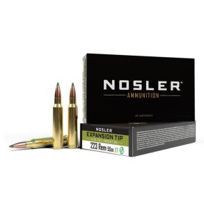 Nosler E-Tip 223 Rem 55g 20 stk. Blyfri Riffelpatron