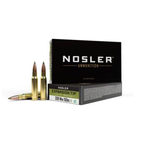 Nosler E-Tip 308Win 150g 20 stk. Blyfri Riffelpatron