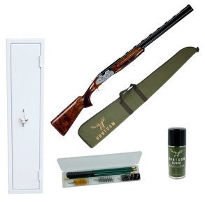 Nyj�gers�t med ATA Elegant Haglgev�r, Soteria V�benskab, Foderal, Renses�t og Huntcom Gunoil