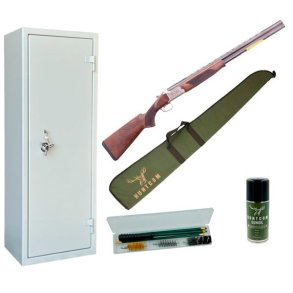 Nyj�gers�t med Browning Citori Haglgev�r, Soteria Eightteen V�benskab,  Foderal, Renses�t og Huntcom Gunoil