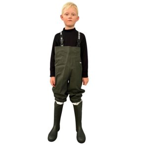 Ocean Junior Waders Mrk Oliven