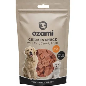 Ozami Chicken Snack 100g W.Fish, Carrot & Apple