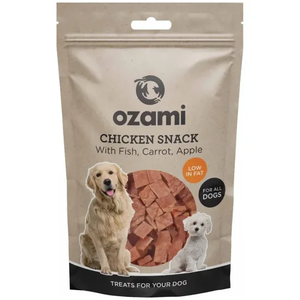 Ozami Chicken Snack 100g W.Fish, Carrot & Apple
