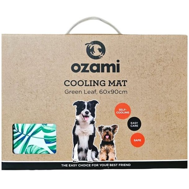 Ozami Cooling Mat Green Leaf 60x90cm