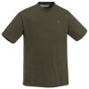 Pinewood 3-pack T-Shirts Green/H.Brown/Khaki