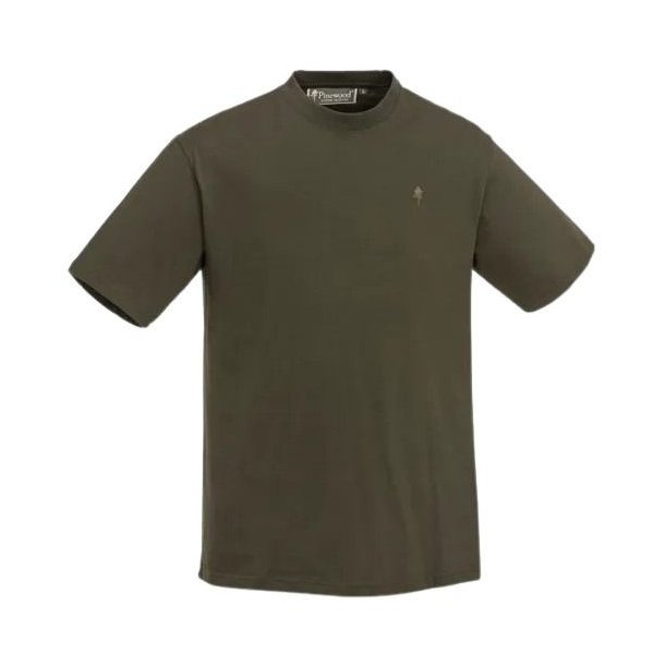 Pinewood 3-pack T-Shirts Green/H.Brown/Khaki