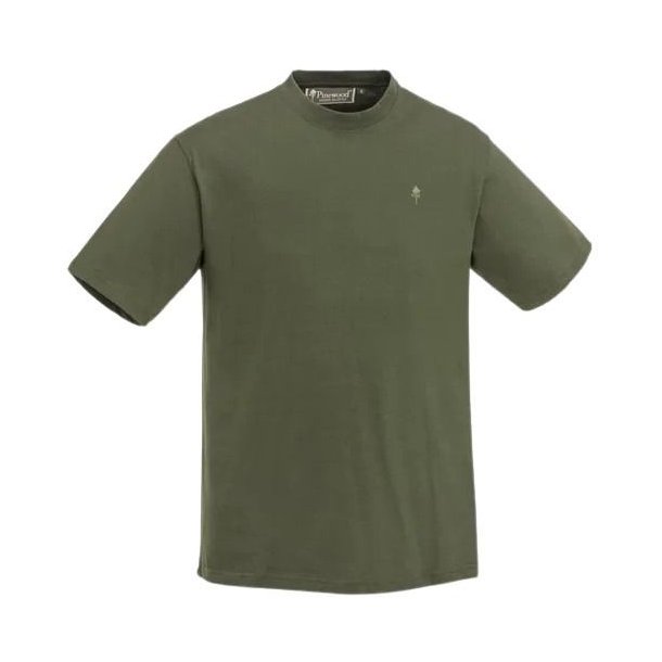 Pinewood 3-pack T-Shirts Green/H.Brown/Khaki