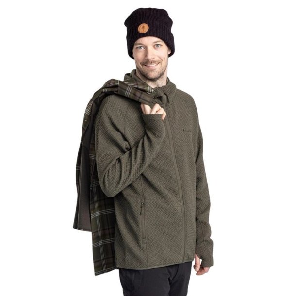Pinewood Everyday Travel Full Zip Fleece D.Green Mel