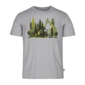 Pinewood Finnveden Outdoor T-Shirt L.Grey Mel Forest