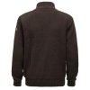 Pinewood Hurricane Full Zip Sweater D.Brown Mel