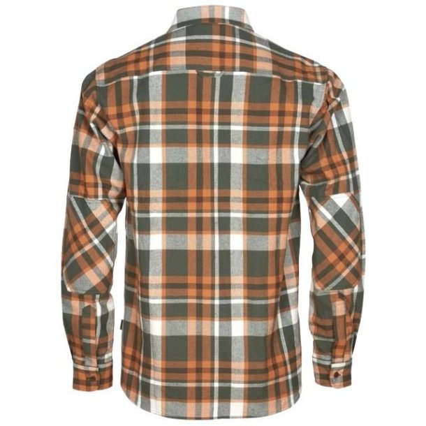 Pinewood Lappland Rough Flannel Skjorte Green/Orange