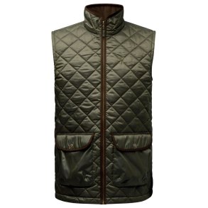 Pinewood Nydala Classic Vest Moss Green