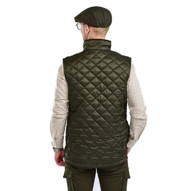 Pinewood Nydala Classic Vest Moss Green