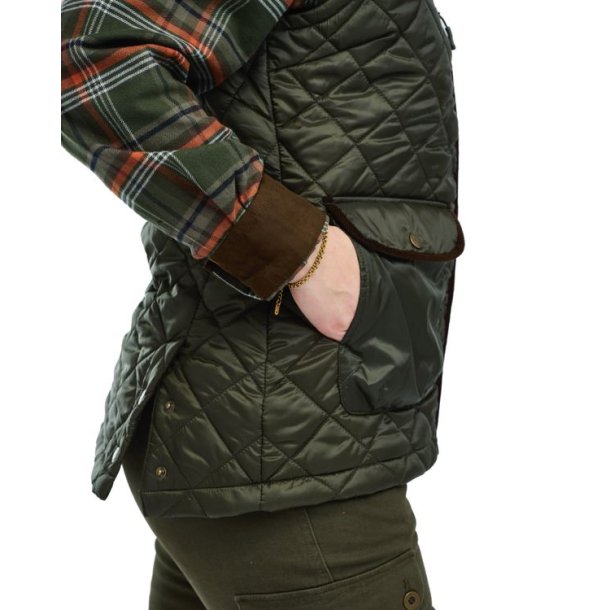 Pinewood Nydala Classic Vest W Moss Green