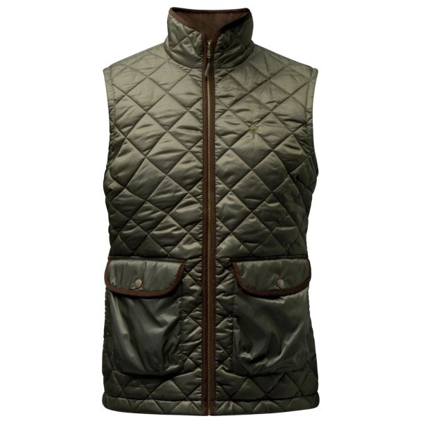 Pinewood Nydala Classic Vest W Moss Green