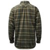 Pinewood Pile Overshirt med Fleece D.Green/Bronze