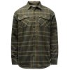 Pinewood Pile Overshirt med Fleece D.Green/Bronze