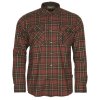 Pinewood Prestwick Exclusive Shirt D.Terracotta/D.Green