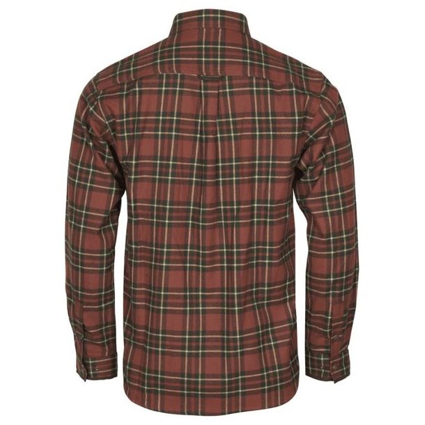 Pinewood Prestwick Exclusive Shirt D.Terracotta/D.Green