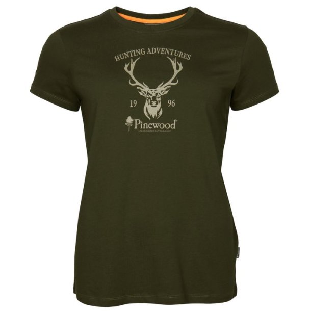 Pinewood Red Deer T-Shirt W Green