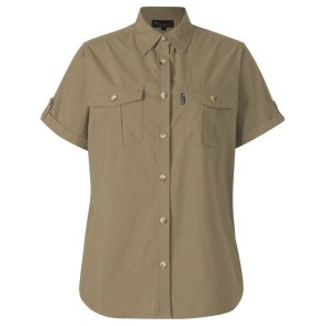 Pinewood Safari SS Shirt W Sandstone