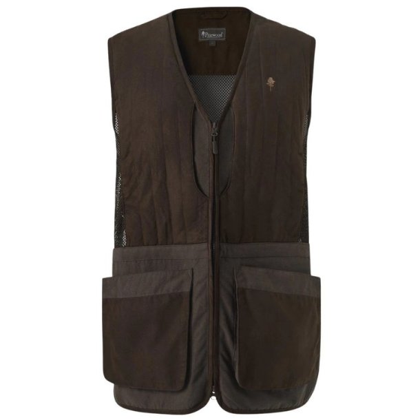 Pinewood Shooting Vest Suede Brown