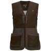 Pinewood Shooting Vest W Suede Brown