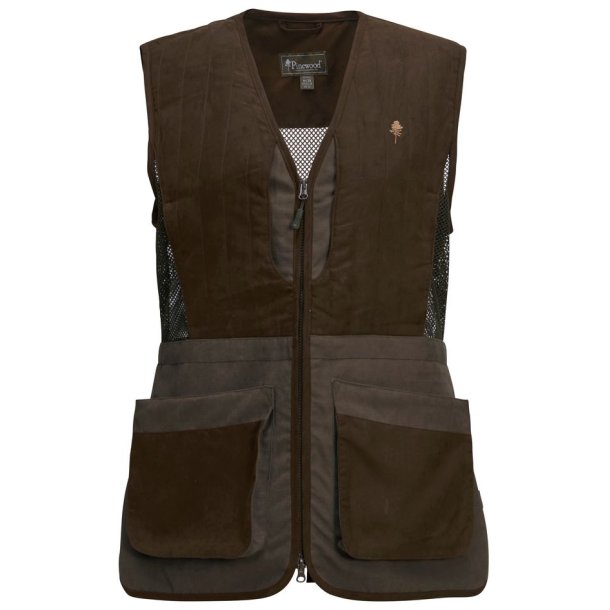 Pinewood Shooting Vest W Suede Brown