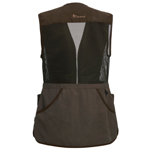 Pinewood Shooting Vest W Suede Brown