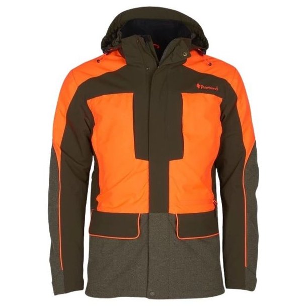 Pinewood Thorn Resistant Jakke Mossgreen/Orange