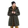 Pinewood Wilda Padded Parka W Moss Green