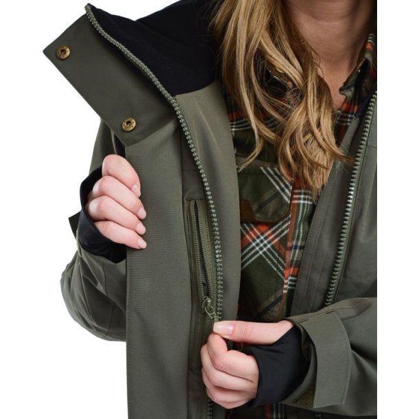 Pinewood Wilda Padded Parka W Moss Green
