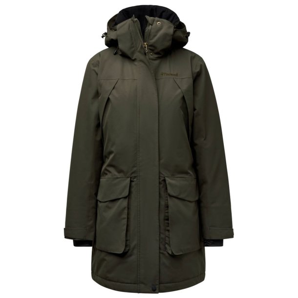 Pinewood Wilda Padded Parka W Moss Green