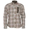 Pinewood Wolf Skjorte Offwhite / Brown