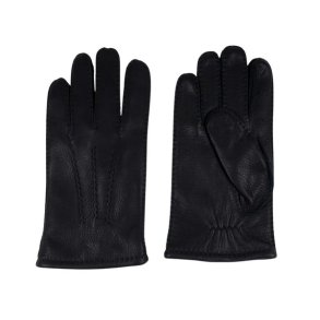 Portia Hjorteskindshandsker Black